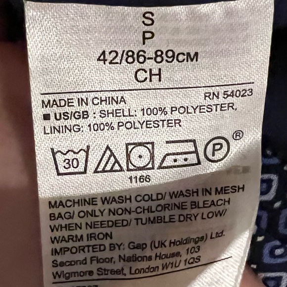 Banana Republic Blue Geometric Tile Belted Shift Dress | Size Small - Picture 10 of 12